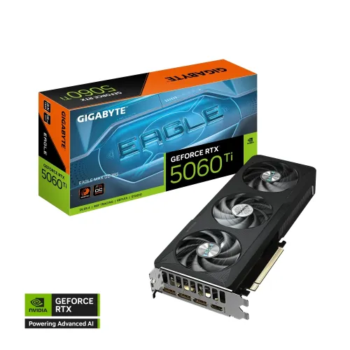 GIGABYTE GeForce RTX 5060 Ti EAGLE MAX OC 16GB GDDR7 Graphics Card